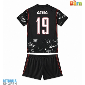 Billiga Kanada Alphonso Davies #19 Bortatröja Barn VM 2026 Kortärmad (+ Korta byxor)